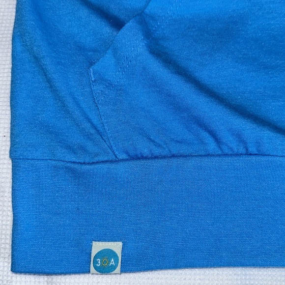 Dumpster Diver Long Sleeves hoodie T-Shirt Blue Beach Happy Size Small Blue - Picture 4 of 11